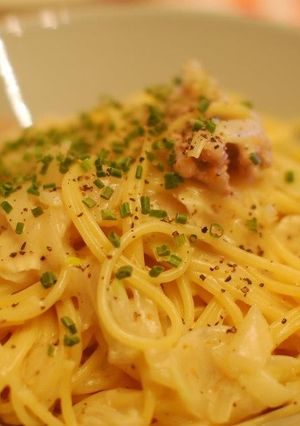カマンベールチーズ＆豆乳でカルボナーラ★-レシピのメイン写真