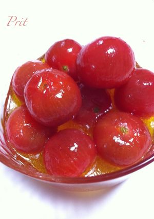 トマトの蜂蜜酢漬け-レシピのメイン写真