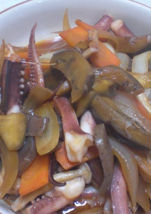 イカのあっさりトマトソース煮-レシピのメイン写真