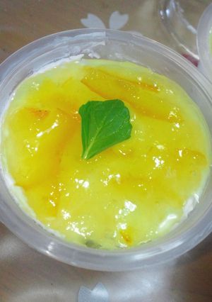 覚書き　ゆずソースのレアチーズケーキ-レシピのメイン写真