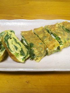 洋風☆ほうれん草の卵焼き-レシピのメイン写真