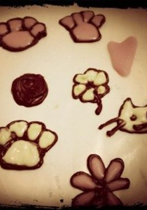 簡単にデコチョコ(⌒▽⌒)-レシピのメイン写真