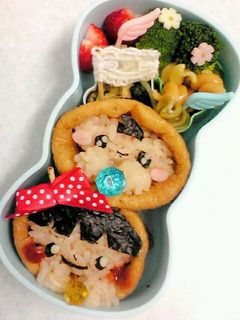 おいなりさんキッズ☆ 〜キャラ弁〜-レシピのメイン写真