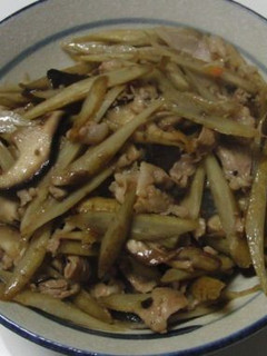 豚肉ごぼう丼-レシピのメイン写真