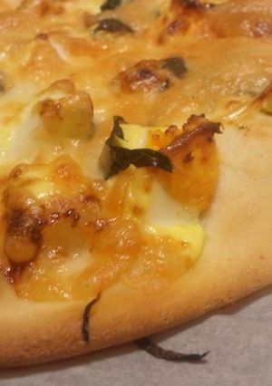 大葉と卵のたくあんピザ☆-レシピのメイン写真