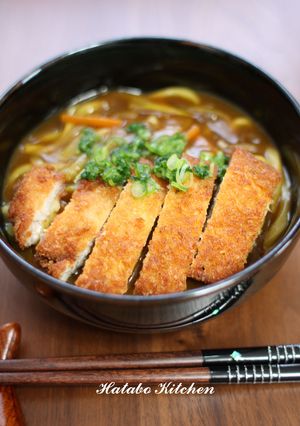 とっても簡単♬めんつゆでカツカレーうどん-レシピのメイン写真
