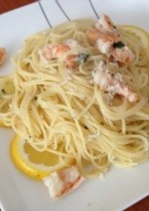 エビとシラスのレモン風味パスタ-レシピのメイン写真
