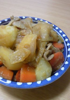 【簡単! おいしい肉じゃが】-レシピのメイン写真