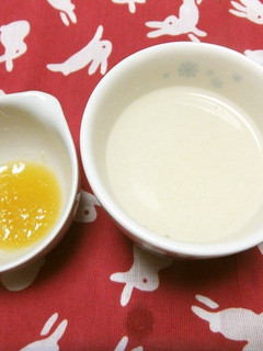 酒粕のペーストで作る簡単甘酒-レシピのメイン写真