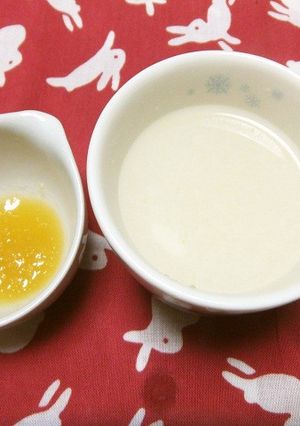 酒粕のペーストで作る簡単甘酒-レシピのメイン写真