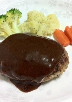 懐かしい給食のハンバーグソース-レシピのメイン写真