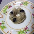 茶殻と黒豆の焼きドーナツ