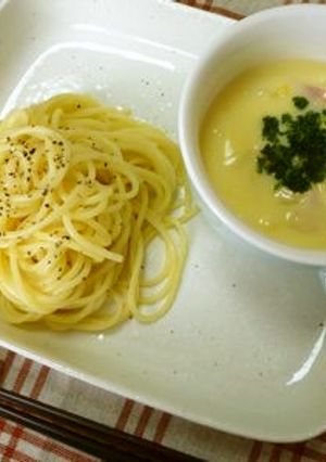 クリーミー!!コンポタ風味のつけパスタ-レシピのメイン写真
