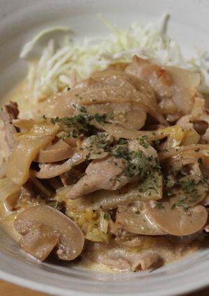 豚肉で簡単ストロガノフ-レシピのメイン写真