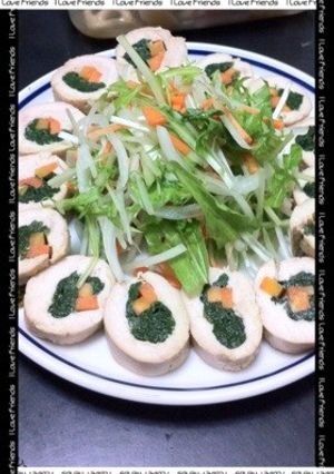 野菜入りチキンロール-レシピのメイン写真