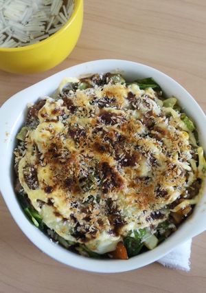 簡単！お好み焼き風ドリア-レシピのメイン写真