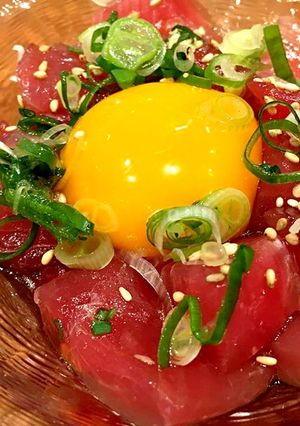 簡単！！旦那絶賛♪マグロユッケ-レシピのメイン写真