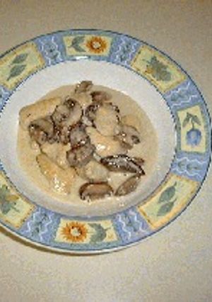 鶏肉ときのこのクリーム煮-レシピのメイン写真