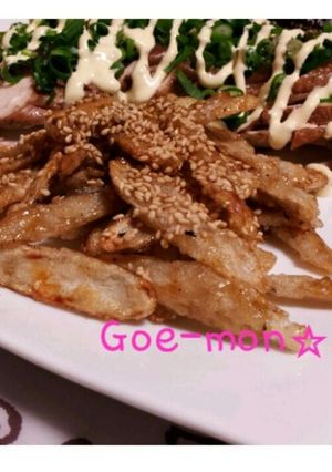 おつまみに！健康☆ゴボウ甘辛！-レシピのメイン写真