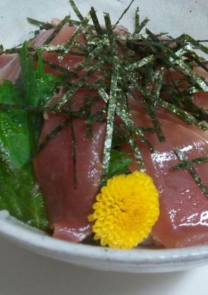 まぐろ☆丼-レシピのメイン写真