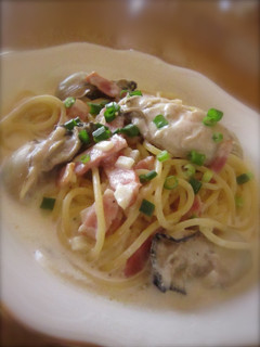 牡蠣とベーコンnoクリームパスタ-レシピのメイン写真