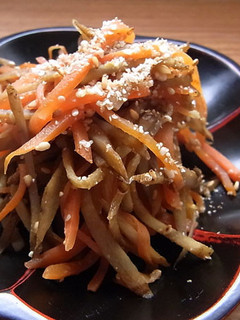 ごぼうとにんじんの塩麹きんぴら-レシピのメイン写真