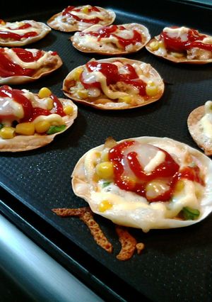 子供も大好き☆餃子の皮ピザ-レシピのメイン写真
