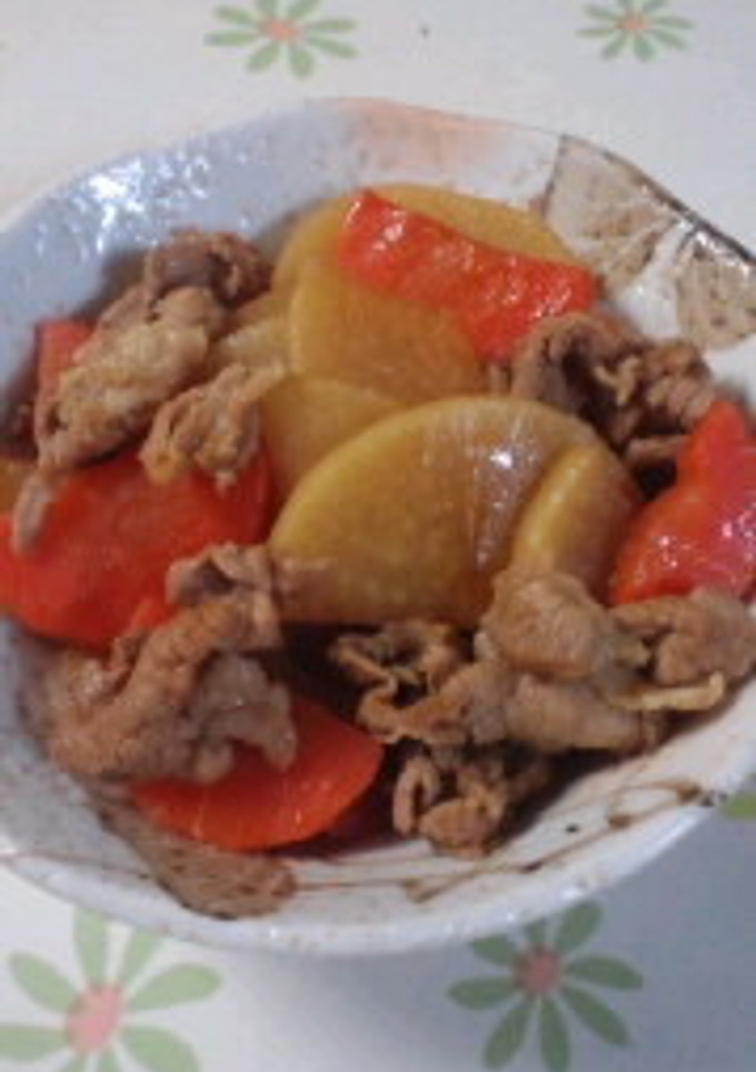 大根と豚肉の煮物-レシピのメイン写真