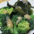 アンチレシピ*ブロとわかめの酢味噌がけ