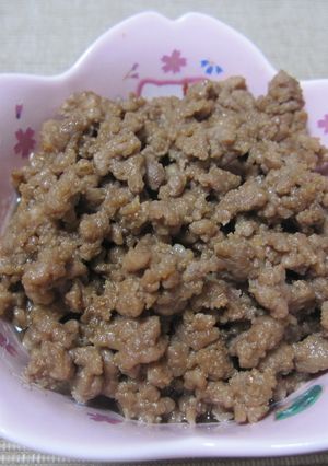 我が家の肉味噌-レシピのメイン写真