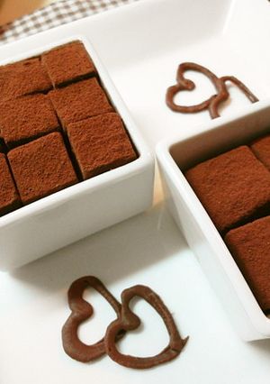 甘さ控えめ＊大人のコーヒー生チョコ-レシピのメイン写真