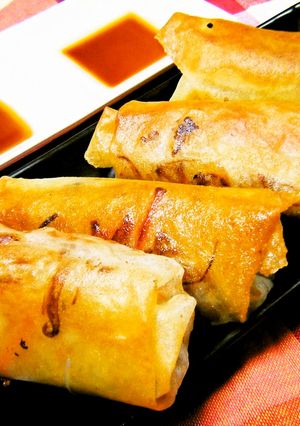 大好き～パリパリな焼き春巻き♪-レシピのメイン写真