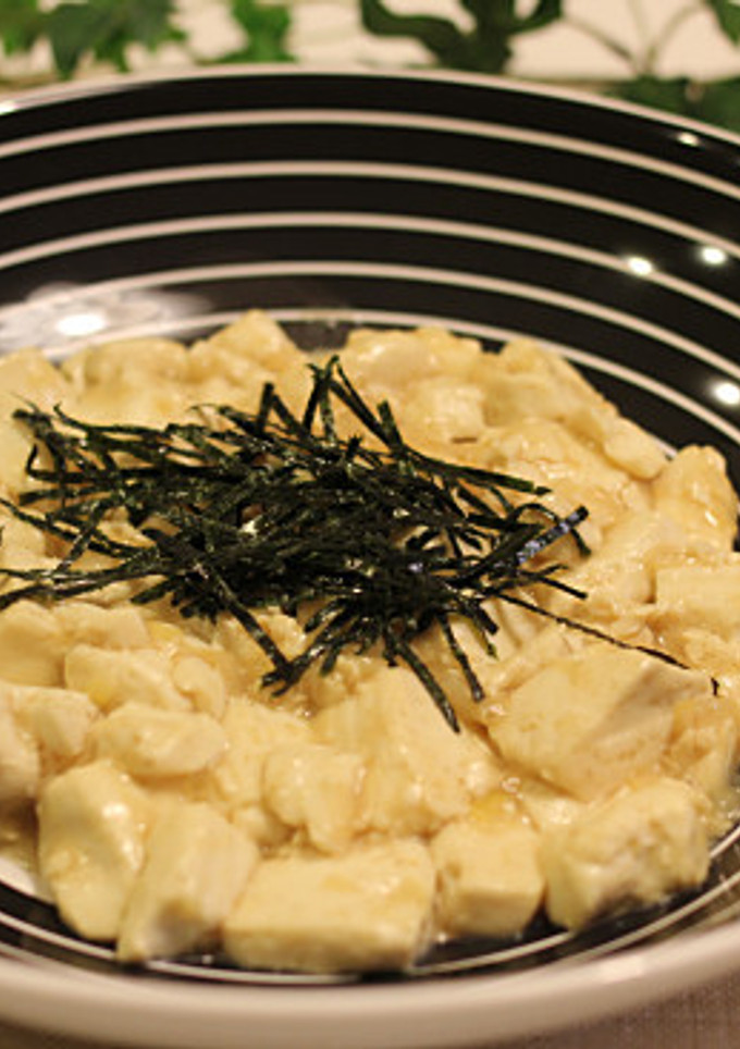 とっても簡単！お豆腐と長ネギの炒め物-レシピのメイン写真