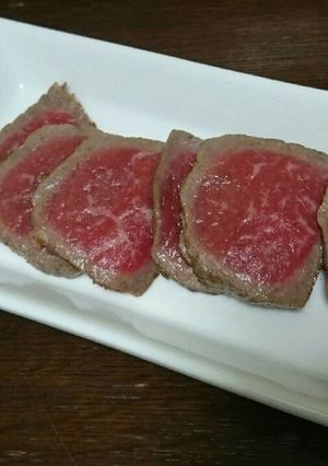 おつまみにピッタリ！牛のたたき♪-レシピのメイン写真