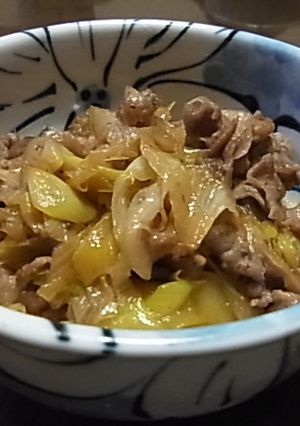 　簡単　☆　お肉どん　♪♪-レシピのメイン写真