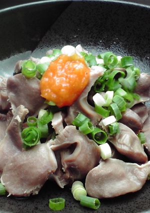 砂肝の湯引き-レシピのメイン写真