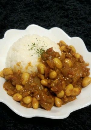 即効！コク旨！簡単トマト豆カレー-レシピのメイン写真