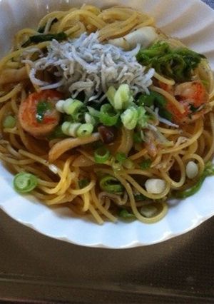 和風しらすパスタ 平家風-レシピのメイン写真