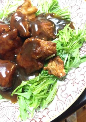 唐揚げ★甘酢あんかけのソース作り★-レシピのメイン写真