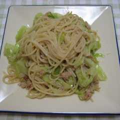 簡単　キャベツとツナのパスタ-レシピのメイン写真