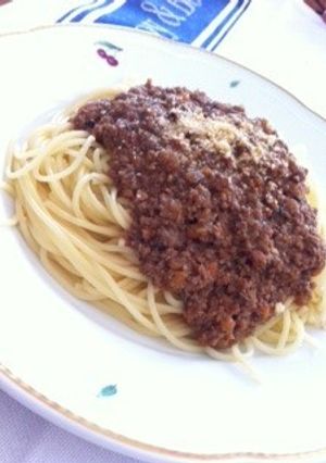 スパゲッティ・ボロネーゼ-レシピのメイン写真