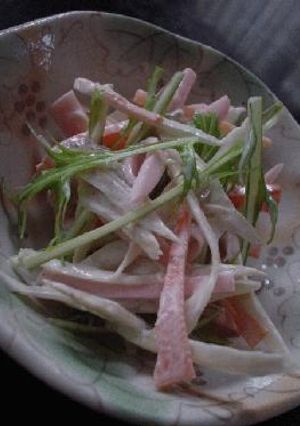 魚肉ソーセージ入りのゴボウサラダ-レシピのメイン写真