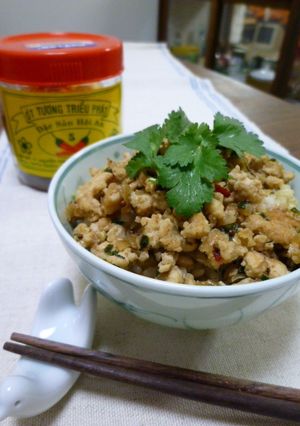 ベトナム風 鶏そぼろ丼-レシピのメイン写真