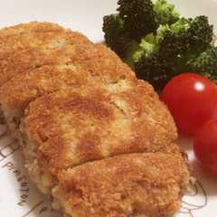 รูปของ 薄切り豚ロース肉でミラノ風カツレツ