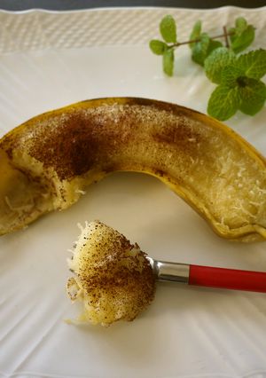 風邪引きさんの味方♪レンジでホットバナナ-レシピのメイン写真