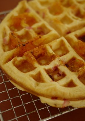 ハムとチーズのワッフル-レシピのメイン写真