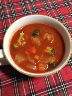 レンジで簡単ミネストローネ♪-レシピのメイン写真