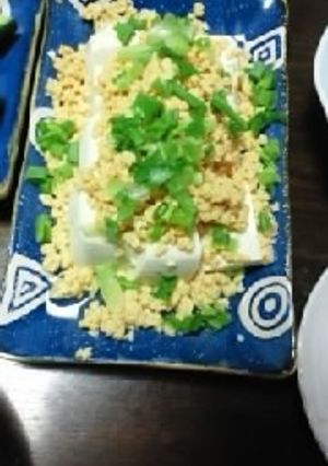 ＊豆腐の卵そぼろがけ＊-レシピのメイン写真