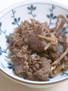 生姜たっぷり☆牛肉のしぐれ煮☆常備菜覚書-レシピのメイン写真