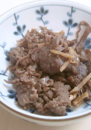 生姜たっぷり☆牛肉のしぐれ煮☆常備菜覚書-レシピのメイン写真